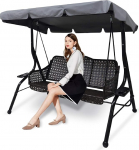 Replacement Roof Garden Swing Universal 3 Seater Replacement Cover Sun Canopy Swing Roof