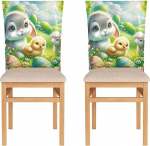 ODAWA Armas k&uuml;&uuml;lik Lambatall tooli Slipcovers Set k&ouml;&ouml;gi talumajapidamise kaunistamiseks