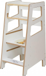 Skyline Wooden Learning Tower for Children, Montessori Learning Chair, Kitchen Aid with Adjustable Height and Safety Rail, Learning Tower, Kitchen, Children's Furniture, More Safety in Child Education