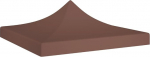 vidaXL Peotelkide katuse UV-kindel veekindel asendus katuse katuse katuse asendus katuse katuse katuse katuse katuse katuse katuse katuse katuse katuse 2 x 2 m pruun 270 g/m&sup2;