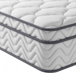 Vesgantti madrats 140 x 200 cm 7-tsooniline vedrumadrats, keskmise tugevusega ortopeediline barrel taskup&otilde;hine madrats (H3, Classic Tight-Top 26 cm)