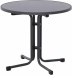 Paco kokkupandav laud l&auml;bim&otilde;&otilde;t 80 cm Matt Antratsiitne teras/Melamiin