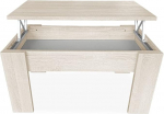 mattfy - Coffee / Tea Table Elevating Living Room or Dining Table Cambria 90cm (W) x 50cm (D) x 46/57cm (H)