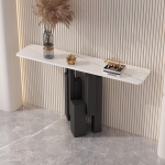 Konsolentisch im Landhausstil mit Stauraum f&uuml;r den Eingangsbereich, 120 cm schmaler Sofatisch f&uuml;r das Wohnzimmer, rustikales braunes Akzentm&ouml;bel f&uuml;r Flur und Eingangsbereich, stilvolle und f