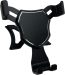 NewTH mobiiltelefoni hoidja Audi A3 8V jaoks, auto &otilde;huventilaator koos 360 kraadi p&ouml;&ouml;ratava alumiiniumsulamist mobiiltelefoni hoidjaga Gravitatsiooniline autolukustus mobiiltelefoni hoidja Audi A3 S3 8V 2013-2019 jaoks