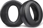 SOULWIT asendusk&otilde;rvaklapid Sony MDR-Z1R (MDRZ1R) WW2 Signature Hi-Res k&otilde;rvaklappidele koos pehme valgulise nahaga - mustad