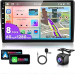 6G + 128G 8-tuumaline 9-tolline autoraadio Bluetooth Opel Zafira/Antara/Astra 2006-2010 Carplay Android auto, DSP, WiFi GPS Navi RDS/FM, Android 15 raadio 2 DIN koos AHD tagurduskaameraga