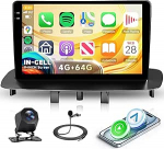 4G + 64G Rimoody Android Autoradio Renault Megane 3 Export 2009-2014 9-tolline juhtmevaba Carplay autoraadio koos Android auto navigatsiooniga GPS peeglilink Bluetooth FM/RDS/EQ WiFi roolijuhtimiss&uuml;steemiga