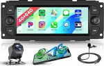 4G+64G Android autoraadio Jeep Grand Cherokee Wrangler Liberty Chrysler Grand Voyager 300M PT Cruiser RAM 1500 2500 juhtmevaba Carplay'ga.