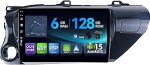[6G + 128G, Octa-Core] - MSD Autoradio Toyota Hilux (2015-2020) Android 15 GPS navigatsiooniradio CarPlay Android auto roolijuhtimine Dual Band WiFi DSP DAB tagurduskaamera MIC 2 DIN 10.1