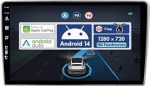 Android 14 Autoradio Toyota Avensis (2002-2008) Sat NAV - Traadita CarPlay Android Auto - Tagurduskaamera - 2G + 32G - IPS 9-tolline 2 DIN - DAB roolijuhtimine Dual Band WiFi DSP