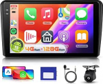 4 + 128 G: Hodozzy Carplay autoraadio Audi A3 S3 8P RS3 2003-2013 Androidi autoraadio 9-tolline sisekraan Android Car/WiFi/GPS/RDS/FM/Bluetooth/USB-ga