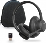 2globes Hybrid X: DECT ja Bluetooth peakomplekt ANC, ENC, reisikohver ja dongle - traadita peakomplekt kontorisse, meeskondadele, telefonile, arvutile ja k&otilde;nekeskusele