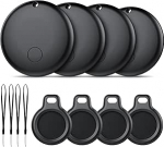 Smart Tracker Tag Android Smart Tag, Key Finder KeyFinder &uuml;hildub Google Find My Device App (ainult Android), Bluetooth Key Finder pagasi / kotid / kohvrid / rahakott (4i pakett)