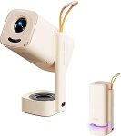 Miniprojektor Dolby Audio & Turbo Sonic Bass: Yaber T1 Pro Smart Projector Full HD 1080P koos HDR 10, WIFI6 ja Bluetooth 5.4, toetab 180&deg; p&ouml;&ouml;ramist, automaatset fookust ja keystone'i, kaasaskantav projektor jaoks.
