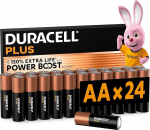 Duracell Plus AA Mignon leelispatareid, 1,5 V LR6 MN1500, 24 tk.