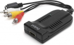 S-video HDMI konverter, videokonverter S-video HDMI 3 komposiitadapter koos meesliitmikuga 1080P, HDMI adapter Svideo HDMI kaabel HDTV DVD VHS videom&auml;ngijale