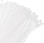 hankekaart 2000 x 3mm iselukustuv kaabliside V&auml;ikesed nailonist kaablisidemed kaablijuhtimiseks Valge 8cm