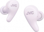 JVC HA-A23T-V True Wireless Gumy Premium m&uuml;rasummutusega k&otilde;rvaklapid, Bluetooth 5.4, &uuml;mbritseva heli režiim, 26-tunnine aku kestvus ja l&auml;bipaistev laadimiskohver, USB-C, lilla v&auml;rviga
