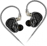 KZ ZAR In-Ear Monitor, 1DD +7BA h&uuml;briid k&otilde;rvaklapid, HiFi Bass IEM, m&auml;nguk&otilde;rvaklapid, eemaldatav 2-poolne kaabel, 3,5 mm pesa, muusikud ja audiofiilid