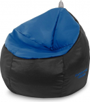 HAPPERS Puff Gamer Junior Faux Leather Interior Blue