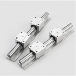 IVEKYKIBC Professionelle 2-teilige SBR16-Linearschienenf&uuml;hrung D16 300 400 500 600 1000 1200 1500 mm Vollschieberunterst&uuml;tzung + 4-teiliger SBR16UU-Linearlagerblock for CNC(1300mm)