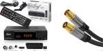 hd-line kaabelvastuv&otilde;tja digitaalsele kaabeltelevisioonile DVB-C + HDMI kaabel (vastuv&otilde;tja) & KabelDirekt antennikaabel 2 m (varjestus, 75 Ohm, koaksiaalpistik > koaksiaal&uuml;hendus)