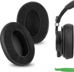 Geekria Comfort Hybrid Velour asendusk&otilde;rvapadjad Audio Technica ATH-M50X M50S M50cwh M45 M30X M20X k&otilde;rvaklappide k&otilde;rvapadjad asendamine