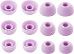 6 paari silikoonist asendusk&otilde;rvaklappe Beat Fit Pro/Studio Buds jaoks (Stone Purple) (S/M/L)