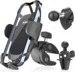 Mobiiltelefoni hoidja jalgratta, universaalne mobiiltelefoni hoidja auto ventilatsioon jalgratta mootorratta jalgratta hoidja lapsevankri sisustus mobiiltelefoni iPhone telefoni hoidja auto jalgratta mobiiltelefoni hoidja