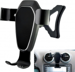 Mobiiltelefoni hoidja Audi A3 8P 2004-2013, auto mobiiltelefoni laadimisjaamad mobiiltelefoni hoidja gravitatsiooniline automaatne lukustus stabiilne ilma v&auml;rinata telefoni hoidja Mount alumiiniumsulamist mobiiltelefoni aluse