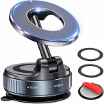Uus Horrizon Magnetische KFZ-Halterung, Vakuum-Saugnapf, Armaturenbrett & Windschutzscheiben-Handyhalterung, ultrastarke magnetische iPhone- und Android-kompatible Halterung, 360&deg; verstellbar mit