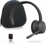 Hybrid X Mono DECT & Bluetooth k&otilde;rvaklapid - Mono On-Ear, 150 m raadius, USB-A adapter, PC, Mac ja nutitelefon, koos k&otilde;va kohvriga
