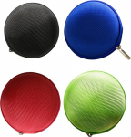 Kaasaskantav k&otilde;rvaklappide &uuml;mbris, k&otilde;rvaklapid, Bluetooth-kuuldeaparaat, v&auml;ikesed hoiukotid, mini rahakott, hoiukarp, reisikandekott, k&otilde;rvaklappide k&otilde;rvaklapid, USB-kaabel, laadija 4 Pack