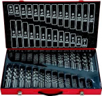 KS Tools 330.2650 HSS-G puuride sortiment, 230 tk