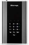 iStorage diskAshur DT2 256-bitine 10TB USB 3.1 FIPS Level 3 sertifitseeritud turvaline kr&uuml;pteeritud lauaarvuti k&otilde;vaketas - IS-DT2-256-10000-C-X