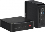 Beelink Mini PC SER5 MAX, AMD Ryzen 7 7735HS (8C/16T, kuni 4.75Ghz) 24GB LPDDR5 1TB PCle4.0 SSD Mini lauaarvuti Windows 11 Pro, Wifi6/BT5.2, HDMI/DP/Type-C/4K Triple Display Micro PC