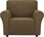 ZNSAYOTX Super Stretch Chair Slipcover Universal Diivan Chair Covers for Living Room Koerad Lemmikloomad m&ouml;&ouml;bli kaitsja Spandex tugitool Slipcovers Anti Slip Foam Sticks (Brown, tool)
