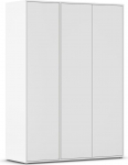 Rauch M&ouml;bel Nabila, l&uuml;kanduksega riidekapp, valge riidekapp, riidekapp, 3 ust, Push-to-Open, v&auml;rv Alpine White, 140 x 194 x 53 cm