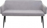 Mendler HWC-L13 S&ouml;&ouml;gitoapink polsterdatud pink garderoobipink seljatugi kangas / tekstiil 133 cm Hall