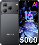 Blackview Wave 7C mobiiltelefon ilma lepinguta, Android 16 nutitelefon, 16GB + 64GB/1TB TF, 6,56-tolline Gemini AI nutitelefon ilma lepinguta, 5000mAh, 32MP + 13MP, WiFi 5/Face ID/GPS/OTG/FM/Mobile