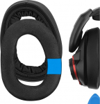Geekria asendusk&otilde;rvaklapid Sennheiser GSP 600 GSP 670 GSP 500 professionaalsetele m&auml;nguk&otilde;rvaklappidele k&otilde;rvaklappide k&otilde;rvaklappide remonditarvikud (must)