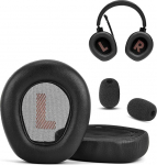 HAIZEEN k&otilde;rvapadjad, mis &uuml;hilduvad JBL Quantum 400 Wired Over-Ear Gaming Headsets k&otilde;rvapadjadega asenduspadjad (valgu nahk / m&auml;luvaht)