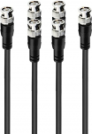 3 x 3M 3M BNC isane BNC isane Jumper 75ohm pikendus pistik CCTV DVR TV s&uuml;steemile