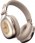 Marley House of Positive Vibration Rebel juhtmevabad Bluetooth-k&otilde;rvaklapid - &uuml;le k&otilde;rvade juhtmevabad ANC adaptiivse m&uuml;rasummutusega, 130-tunnine aku, IPX5, 40 mm juht, j&auml;tkusuutlikud materjalid, kreemikas v&auml;rvus
