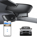Mangoal 4K Dash Cam Custom Volvo S60 V60 Cross Country 2023 2024 2025 2026 B5 B6 T5 T8 (mudel B), integreeritud OEM v&auml;limus, UHD 2160P video, WiFi & App, Loop salvestamine, lihtne paigaldada, 64GB kaart