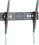 ONKRON UT12-B TV seinakinnitus kallutatav 60-110-tollise teleri jaoks kuni 120 kg, Ultra Slim Flat TV Mount VESA 200x200-900x600, vastupidav seinakinnitus TV mustana