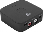 Annadue Bluetooth 5.0 vastuv&otilde;tja Audio vastuv&otilde;tja telerile 3.5mm AUX traadita vastuv&otilde;tja telerile/autole/ telefonidele/tahvlitele/ s&uuml;learvutitele - Must
