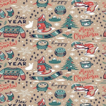 Homemania Happy New Year tr&uuml;kitud vaip lastele Kodukaunistus libisemisvastane elutuba magamistuba Mitmev&auml;rviline pol&uuml;estrist puuvillane 80 x 200 cm