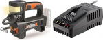WORX 20V multifunktsionaalne &otilde;hupump WX092.9 ilma aku ja laadijata, must & WA3880 laadimisjaam - kiirlaadija k&otilde;ikidele PowerShare 20V akudele